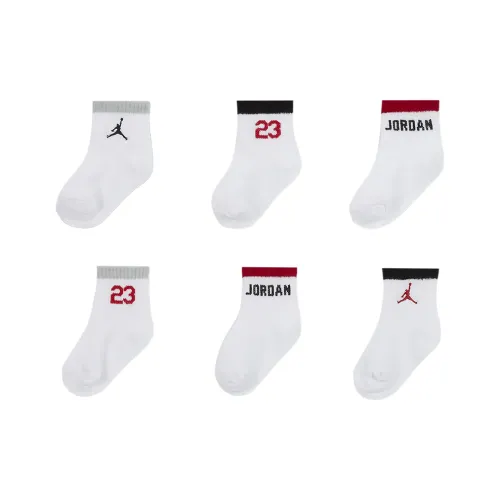 Джордан Legacy носки 6 пар белый для младенцев и малышей