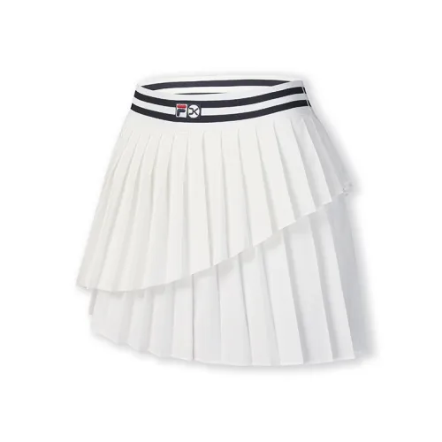 FILA Теннис Нефритовый белый Женские Повседневные Короткие Юбки