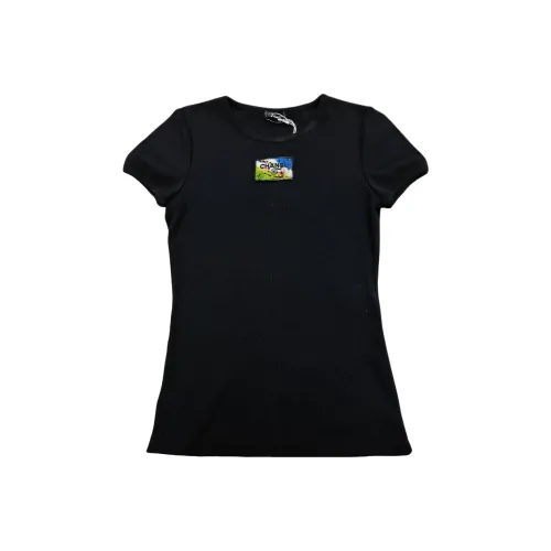 CHANEL SS23 T-рубашка Женская Черная