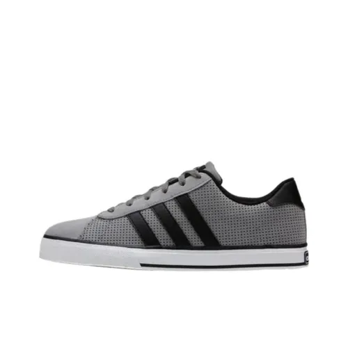 Adidas Daily Slip Anti-slip Abrasion Resistant Low Top Skateboard Shoes Men's Gray