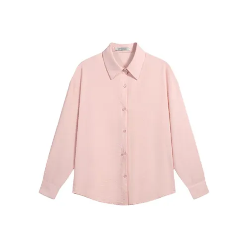 SNZX Розовые Женские Рубашки