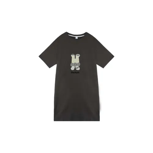 Dorame Темно-серые Женские Ночные сорочки