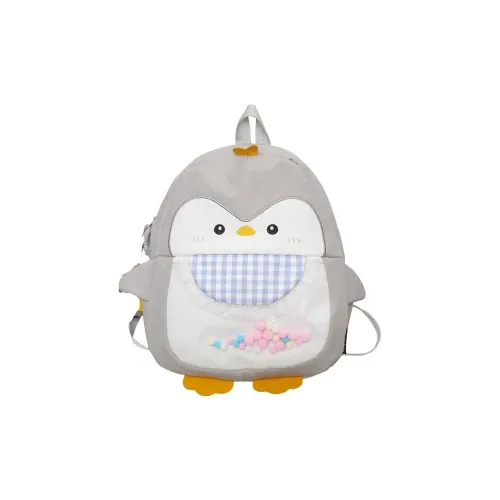 MINIPUDING Нейлон Рюкзак Маленький Женский Светло-Серый Темно-Серый Розовый