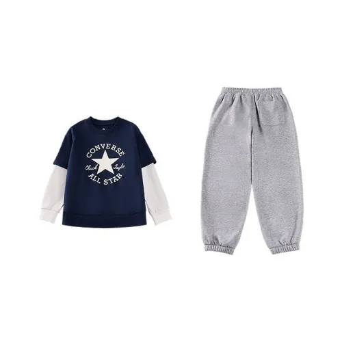 Converse Повседневная Спортивная Одежда Темно-Синий Подростки