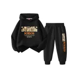 Комплект одежды (Водолазка черный топ + Водолазка черные штаны)