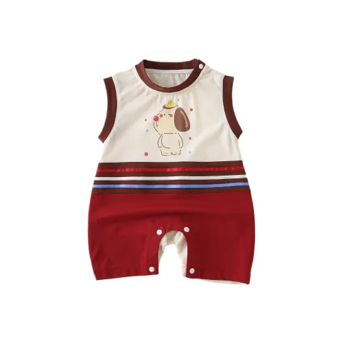 XiaoJinBu Комбинезон Бордовый Infant и Toddler