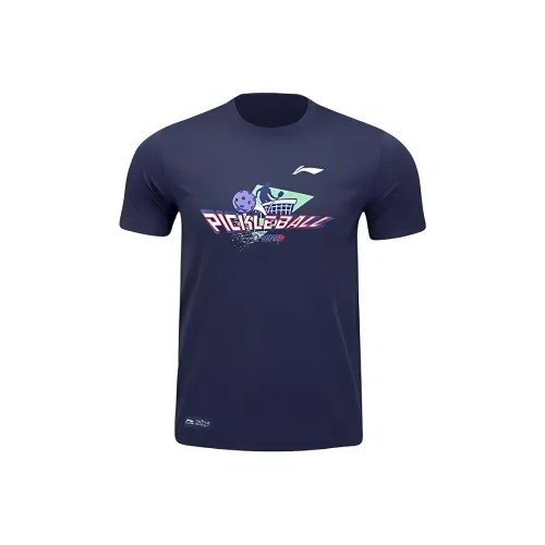 LINING Темно-синие мужские футболки T