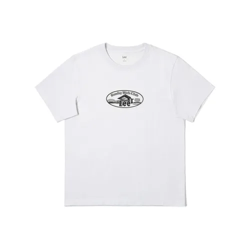 Lee совместный бренд модель Белый Мужская T-рубашка