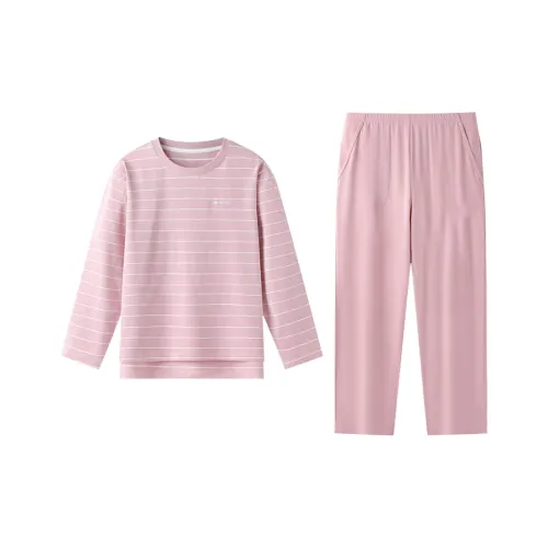 YeeHoO Домашняя одежда Полосы Розовый Подростки