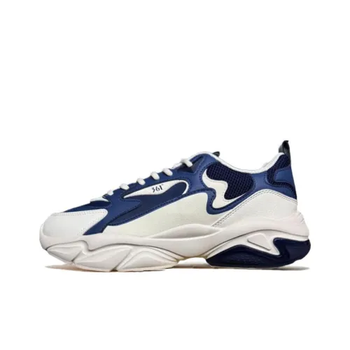 361° Штаны Устойчивые к истиранию Низкий Топ Кэжуал Мужской Белый Синий