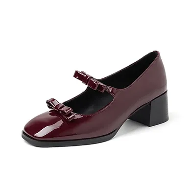 Gredio Грубый каблук Туфли Мэри Джейн 5 см Женские