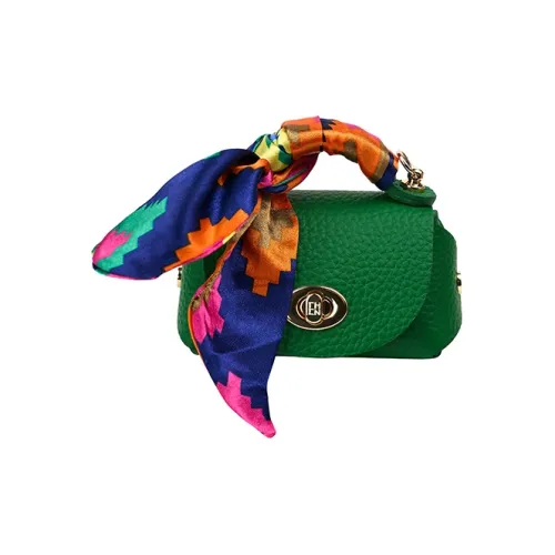 THCN Натуральная кожа текстура галька кожа через плечо одно плечо сумка мини женские зеленый