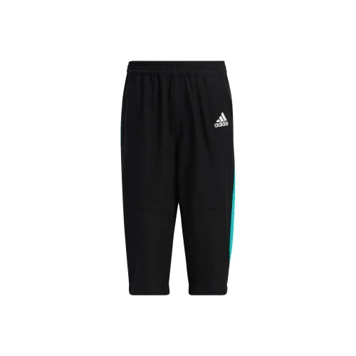 Adidas AEROREADY Умеренный Брюки Унисекс Дети 3-7 лет Черный