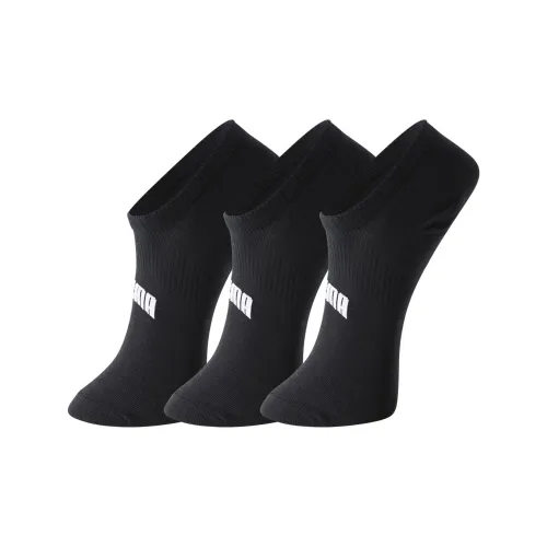 PUMA No Show Носки Унисекс 3 пачки Черные