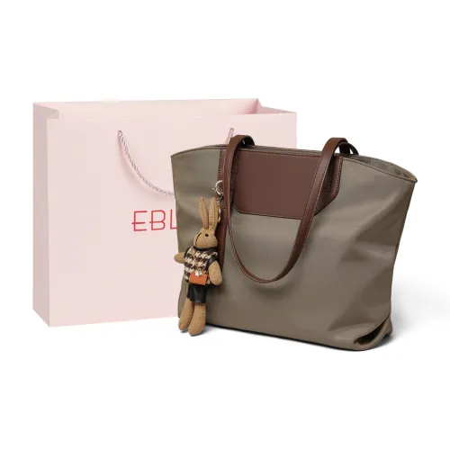 EBLAN Ткань Сумка через плечо Тоут Стандартная Женская Темно-хаки