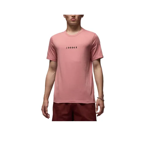 Jordan Air SS25 T-Shirt Мужской Rust Pink Black Black