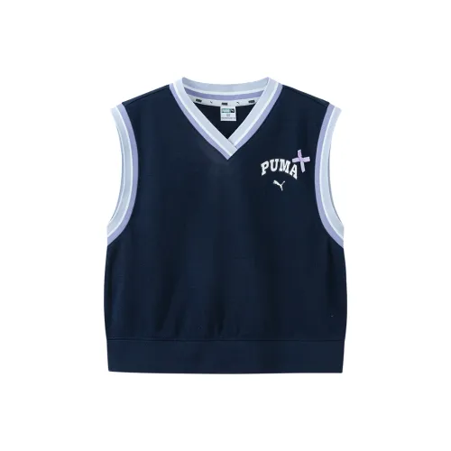 PUMA Жилет Sportstyle Series Темно-синий Детский возраст 3-7 лет