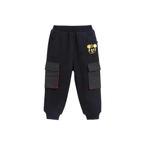 Disney Mickey Series Повседневные штаны для дошкольников Угольно-черный