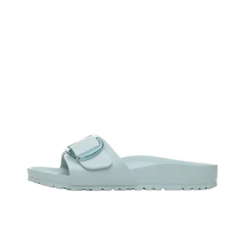 Birkenstock Madrid Big Buckle EVA Устойчивые к истиранию Слипоны Женские Зеленые