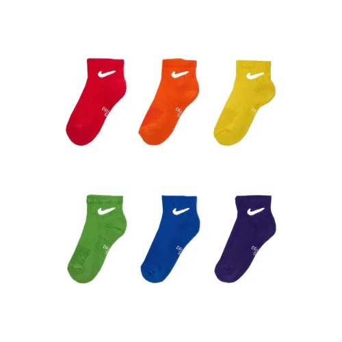 Nike Dri Fit Повседневные носки 6 пар смешанные цвета детские
