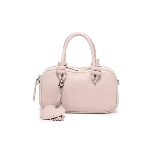 Simedin Коровья кожа Сумка Маленькая Женская Morandi Синий Персиково-розовый Джет-черный