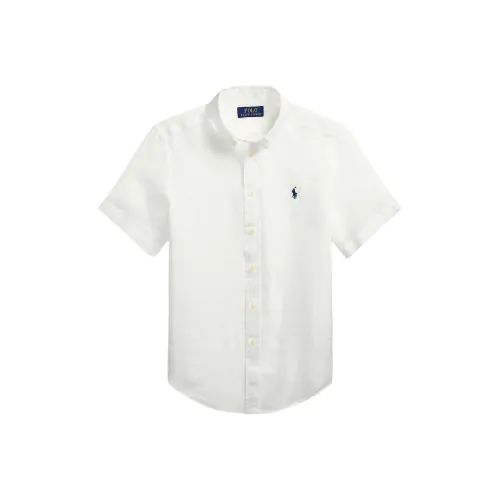Polo Ralph Lauren Белая Kids Повседневная Рубашка