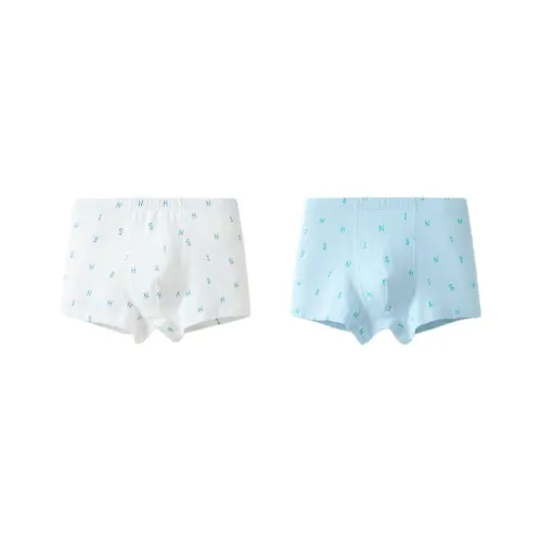 BALABALA Трусы 2 упаковки Белый Синий Тон Подростки