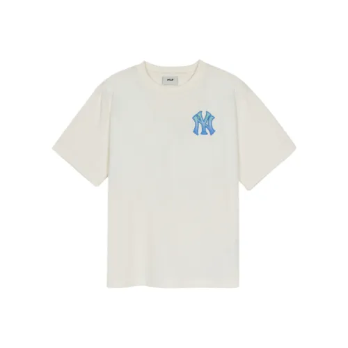 Mlb Base Logo T-рубашка Кремовая для детей 3-7 лет