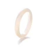 Тонкий круглый браслет [Шампанское золото]
