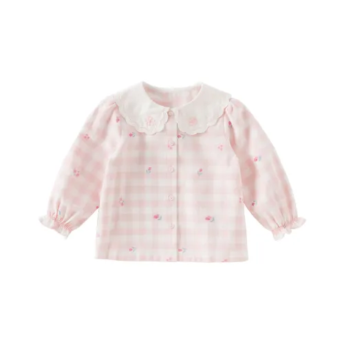 DAVE BELLA Рубашка Розово-белая клетка для детей 3-7 лет