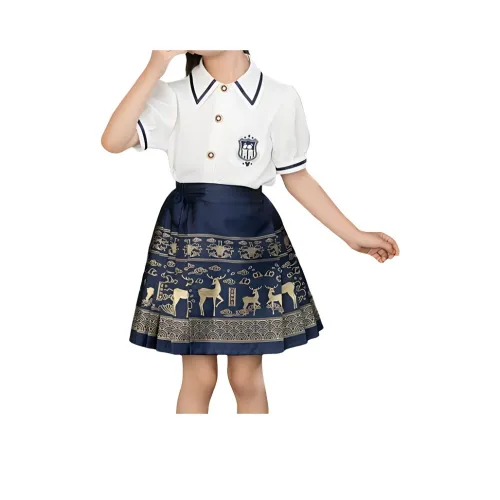 Детский комплект Disney с юбкой темно-синий