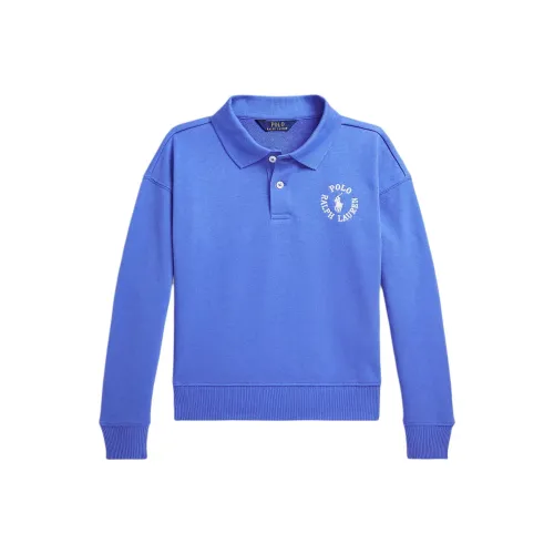 Polo Ralph Lauren SS25 Логотип French Terry Хлопковая Смешанная Scottsdale Синий Детский