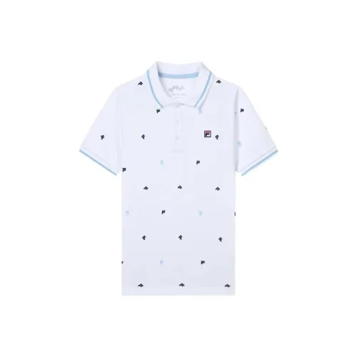 FILA Kids Белое Поло