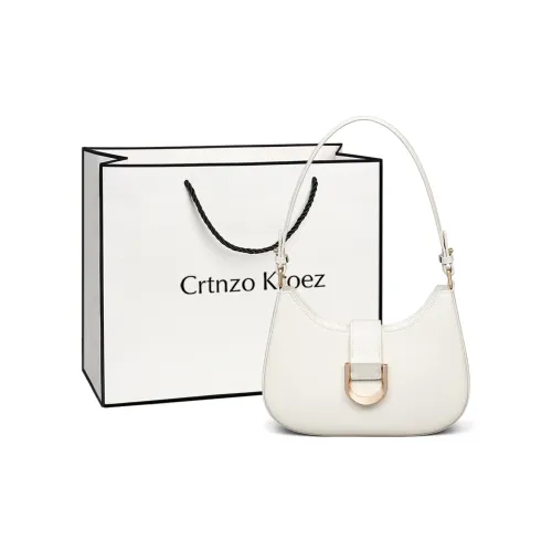 Crtnzo Kroez Сумка через плечо из коровьей кожи сумка на плечо стандартная женская черная молочно-белая