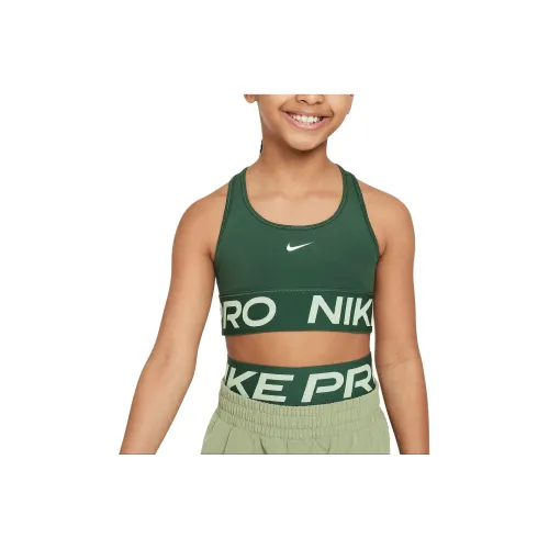 nike Детская одежда Dri Fit Спортивный бюстгальтер Майка Зеленый Детский