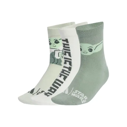 adidas одежда 3 шт Серебристо-зеленый + Льняной зеленый + Экрю Kids носки