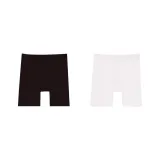 Белый+Черный [Шелк, Антибактериальный, Ластовица · Не требуется носить трусы]