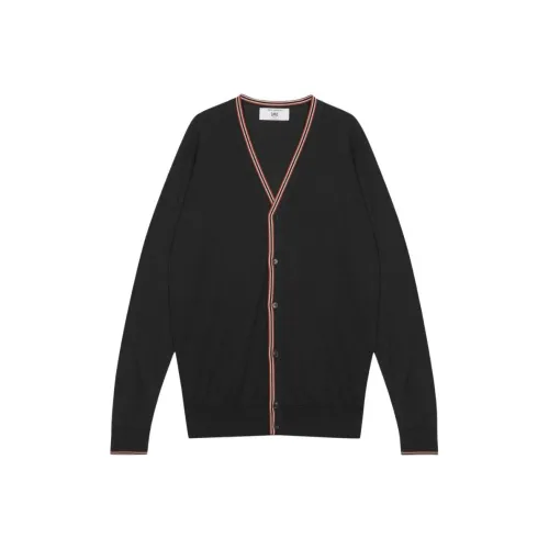 JOHN SMEDLEY Черный Мужской Трикотаж