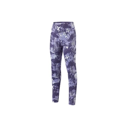 LINING YOUNG Брюки Comprehensive Physical Fitness VR Радуга Полный принт Темно-фиолетовый Подростки