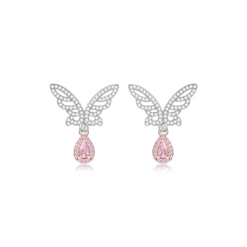 Серьги из меди и сплава женские