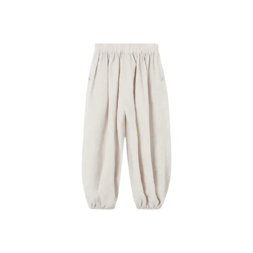 Loro Piana Бежевые Kids Брюки