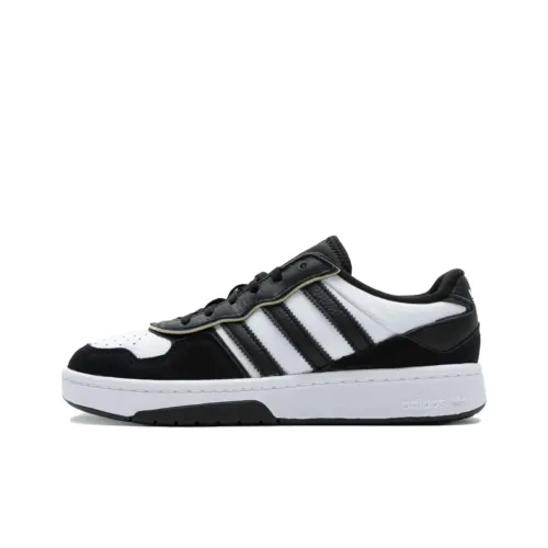 Adidas Originals Courtic Slip Resistant Abrasion Resistant Низкие Кроссовки для скейтбординга Унисекс Черные