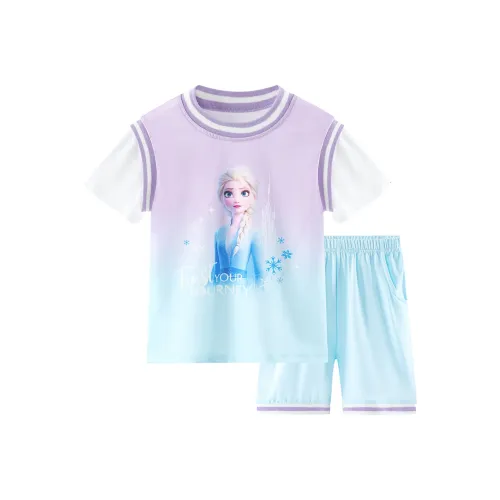 Disney Повседневная спортивная одежда Фиолетово-синий Градиент для детей 3-7 лет