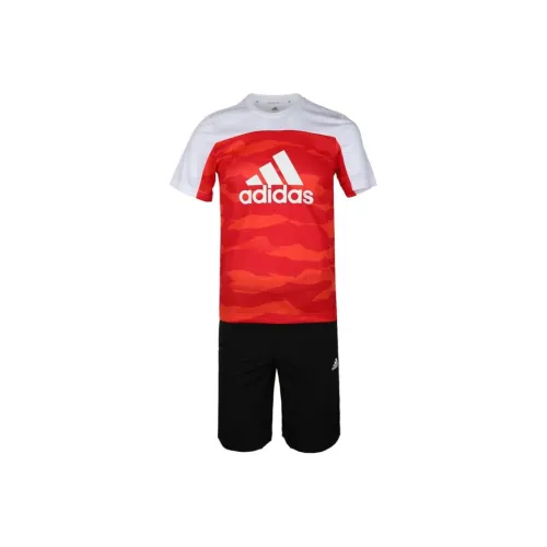 Adidas Повседневная спортивная одежда красный детский