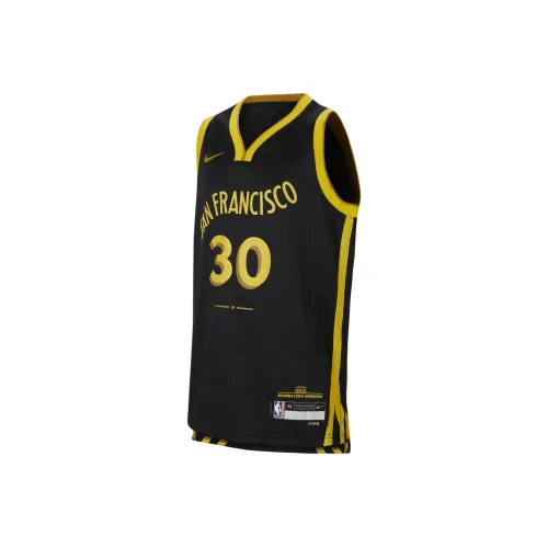 nike Stephen Curry Golden State Warriors 2023 24 Городская Edition Майка Черная Детская