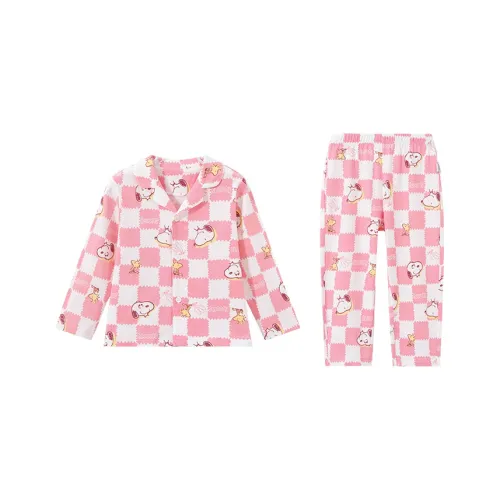 SNOOPY Домашняя одежда для детей в возрасте 3-7 лет