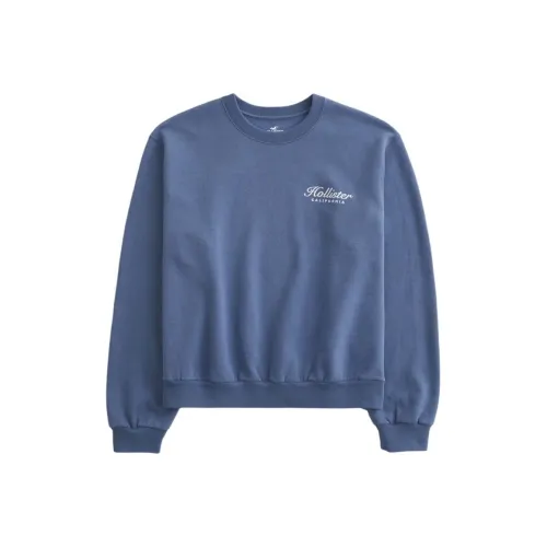 Hollister Морской синий Женские Свитшоты