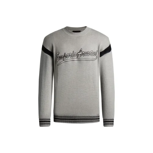EMPORIO ARMANI Свитер Мужской Тауповый