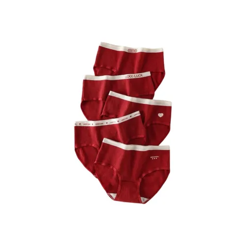 OVE Трусы 5 пачек Красный Подростки