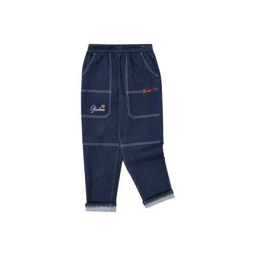 Skechers Kids Брюки Темно-синий Деним Детский